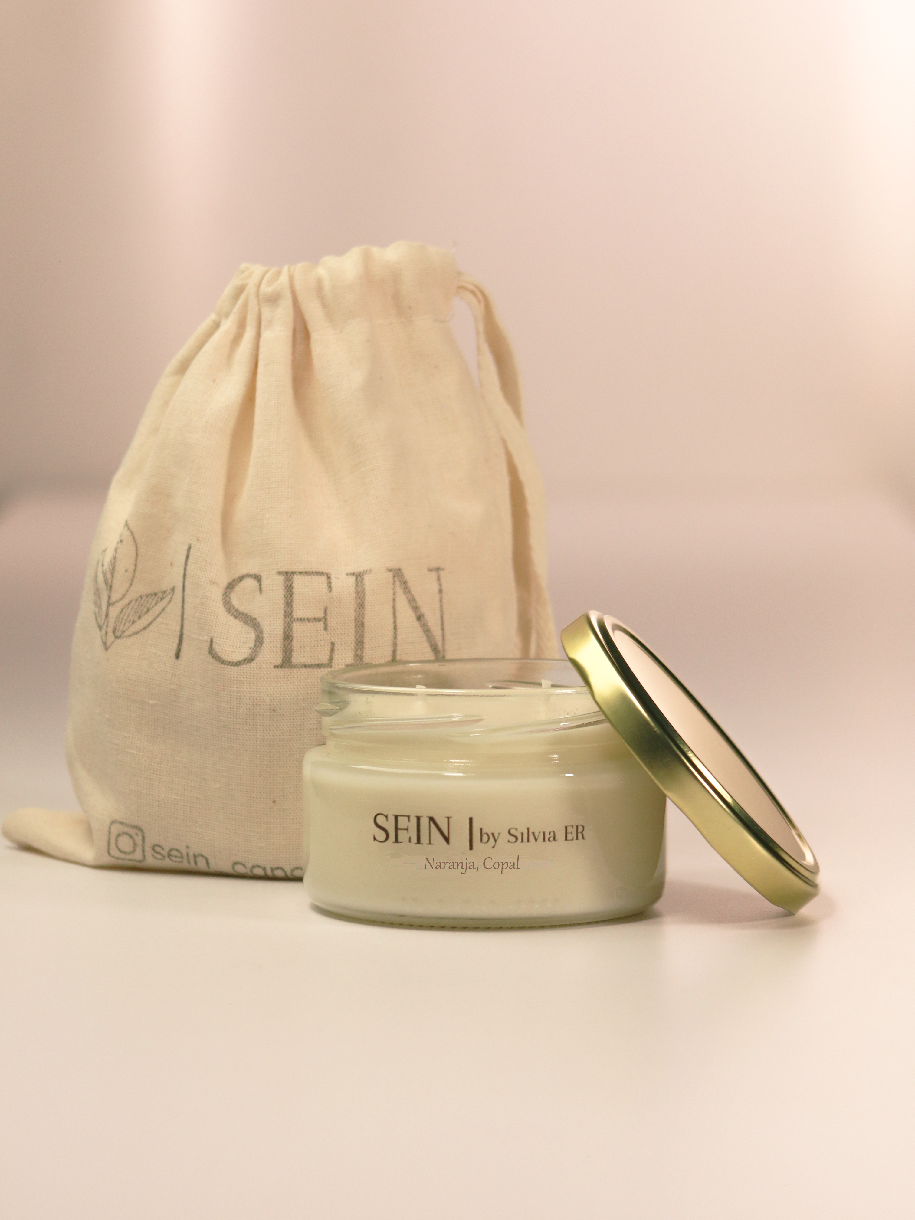 Vela Slim - Naranja, Copal